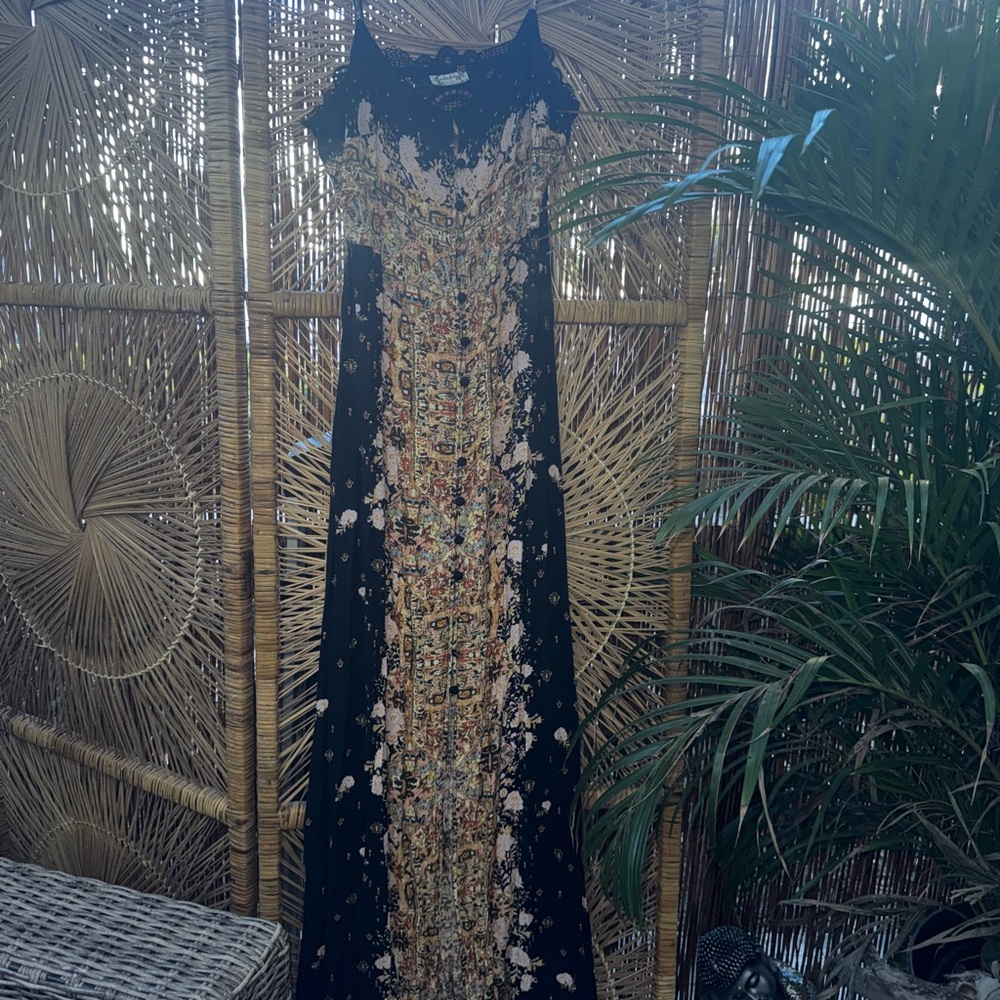 Free People boho maxi dress (size small)